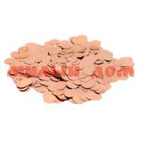 Конфетти Круги розовое золото фольга для шаров 2см 50гр ч43126