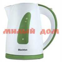 Чайник эл 1,7л BLACKTON KT1706P 2200Вт white-green пластик ш.к.8093