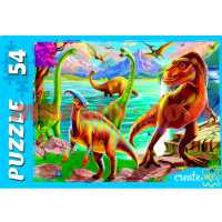 Игра Пазл 54 эл Мир динозавров №42 П54-3289