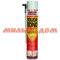 Пена-клей SOUDAL 750мл Soudabond Easy полиуретановый 121621 ш.к.2136