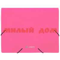 Папка на резинке А5 LAMARK135 0,40мм розовая