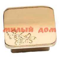 Ручка-кнопка мебельная TRODOS ZY-61 ЦАМ золото 303429