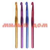 Крючки для вязания метал с цветным покрытием 15см d=8мм сп=10шт цена за шт