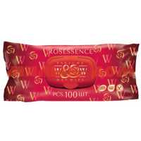 Салфетки влажные WandW 100шт Rosessence WRS-100 ш.к.4862