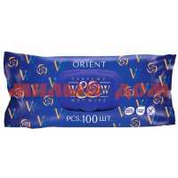 Салфетки влажные WandW 100шт Orient WOR-100 ш.к.4855