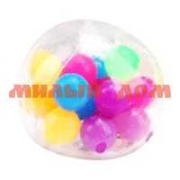 Игра Антистресс Мялка Кристальный шар 6см с шариками ИК-2758