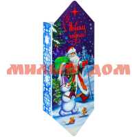Коробка для конфет сборная конфета Дед Мороз в пути Конфет ПП-6533