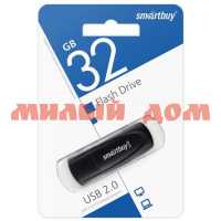 Флешка USB SmartBuy 32GB Scout Black SB032GB3SCK ш.к.8912