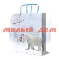 Пакет подарочный 18*23*10 Полярный медведь ППК-3843