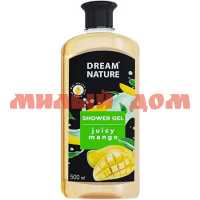 Гель для душа DREAM NATURE 500мл Сочный манго шк 3109