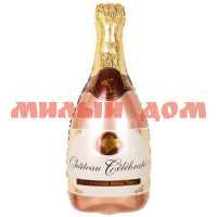Шар фольгированный Бутылка шампанского розового 16" Ч47473