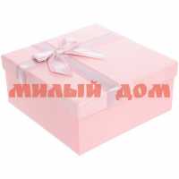 Коробка подарочная С любовью 17,5*17,5*8см розовый 549-537