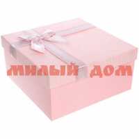 Коробка подарочная С любовью 19,5*19,5*9,5см розовый 549-536