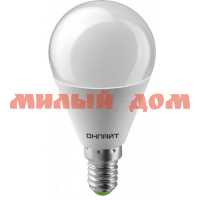 Лампа светодиод Е14 10Вт ОНЛАЙТ 61 965 OLL-G45-10-230-2,7K-E14