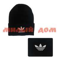 Комплект мужской шапка снуд Осень/Зима №K-35 Adidas