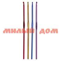 Крючки для вязания метал с цветным покрытием 15см d=3,5мм сп=10шт цена за шт