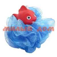 Мочалка-шар для тела детская Baby Boom Рыбка полипропилен 416-016