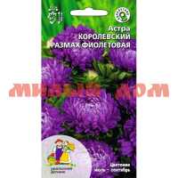 Семена цветы АСТРА Королевский размах фиолетовая ЦВ/П ш.к.7886 сп=10шт/СПАЙКАМИ