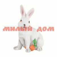 Фигурка Кролик с морковкой 10*8*14см 700059