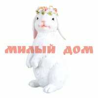 Фигурка Кролик с цветами 16см 700054