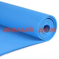 Коврик для йоги/фитнеса 173*61 6мм EVA голубой YM-EVA-6В 718438