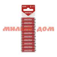 Батарейка мизинчиковая SMARTBUY алкалиновая (AAA/R03/LR03-1,5V) лист=10шт/цена за лист ш.к.3503