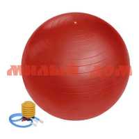 Мяч для фитнеса SPORTAGE 65см 800гр с насосом красный 267-620/4