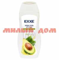 Гель для душа EXXE 400мл крем увлажняющий авокадо и пион шк 0631