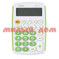 Калькулятор UNIEL UK-11G зеленый ш.к 5541